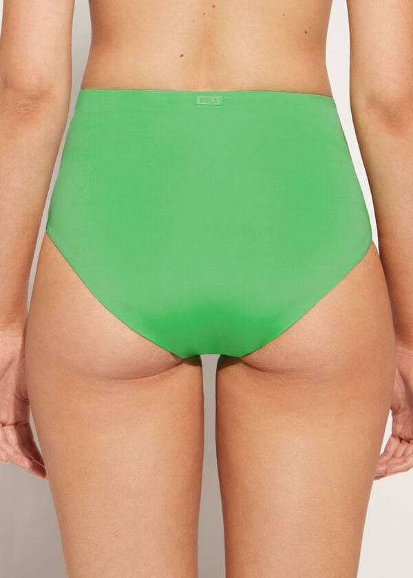 Bikini Bottoms Calzedonia High Shaper Waist Indonesia Eco Verdes | BR1408UT