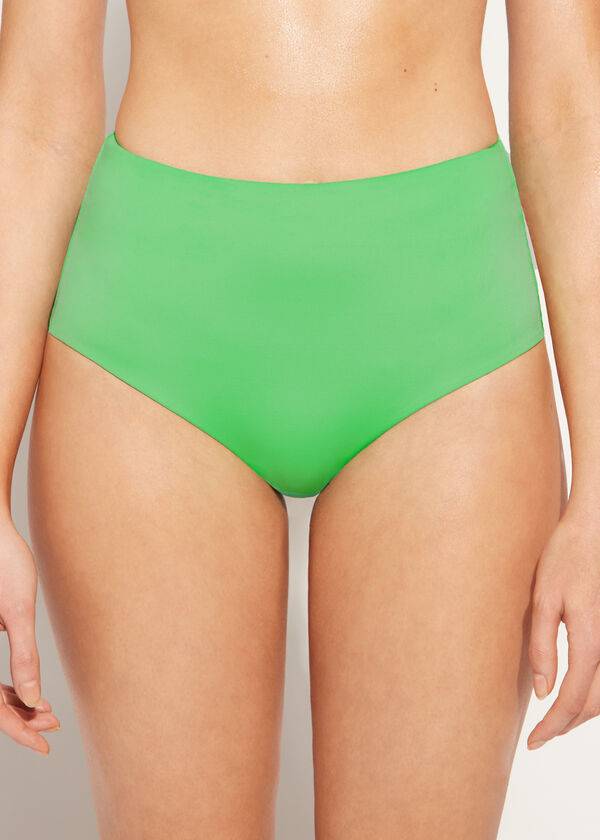 Bikini Bottoms Calzedonia High Shaper Waist Indonesia Eco Verdes | BR1408UT