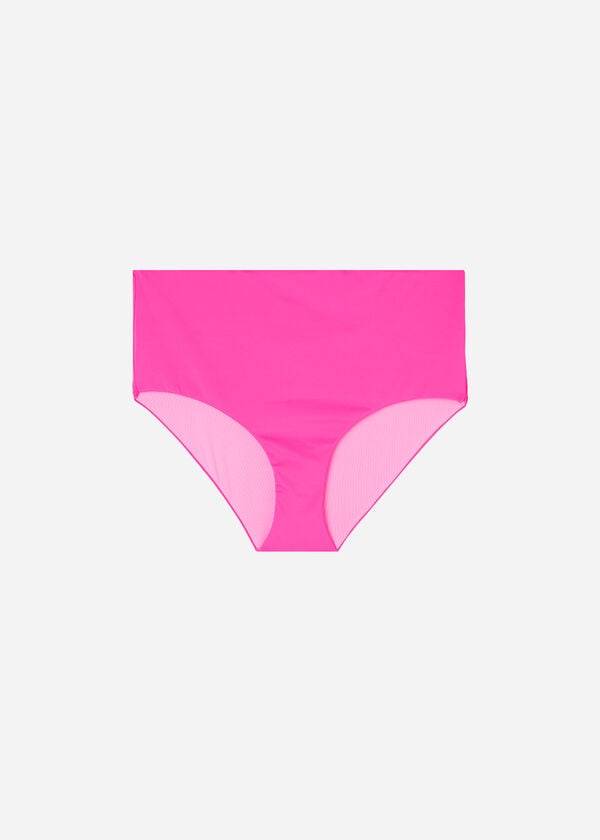 Bikini Bottoms Calzedonia High Shaper Waist Indonesia Eco Rosa | BR1409IS