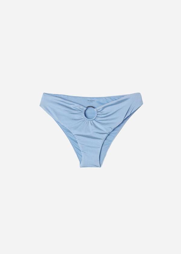 Bikini Bottoms Calzedonia High Waist Abu Dhabi Azuis | BR1416GL