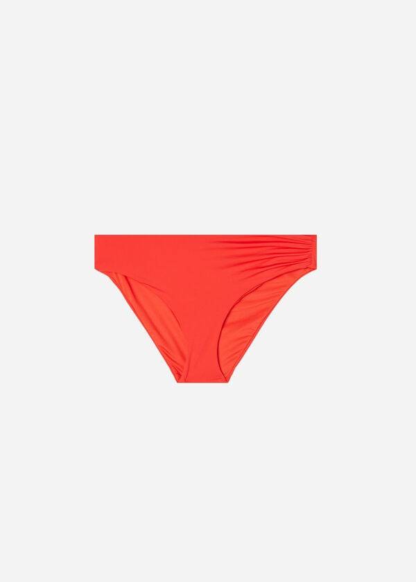 Bikini Bottoms Calzedonia High Waist Indonesia Eco Vermelhas | BR1425BC