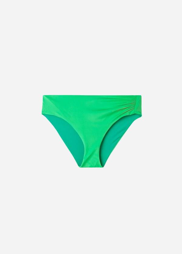 Bikini Bottoms Calzedonia High Waist Indonesia Eco Verdes | BR1430EX