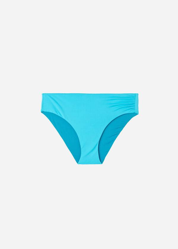 Bikini Bottoms Calzedonia High Waist Indonesia Eco Turquesa Verdes | BR1433YU