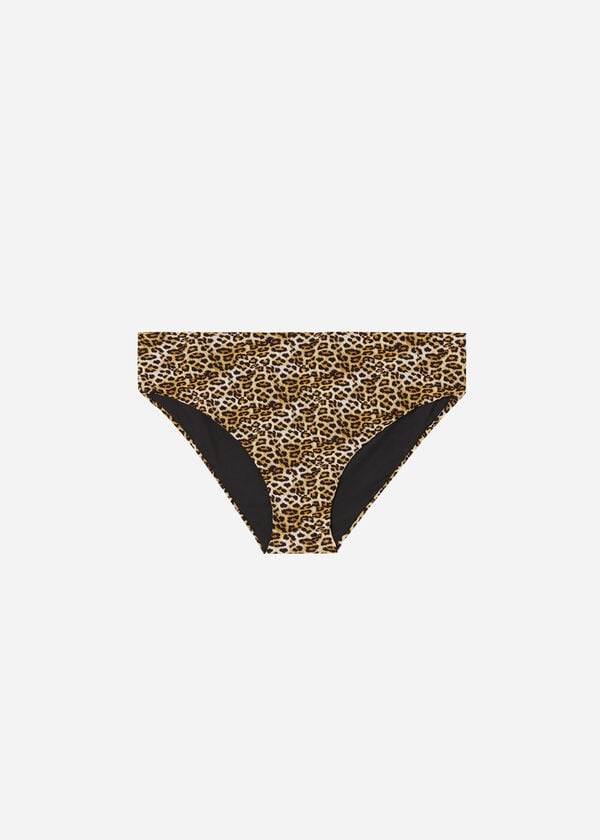 Bikini Bottoms Calzedonia High Waist Malindi Marrom | BR1435IS