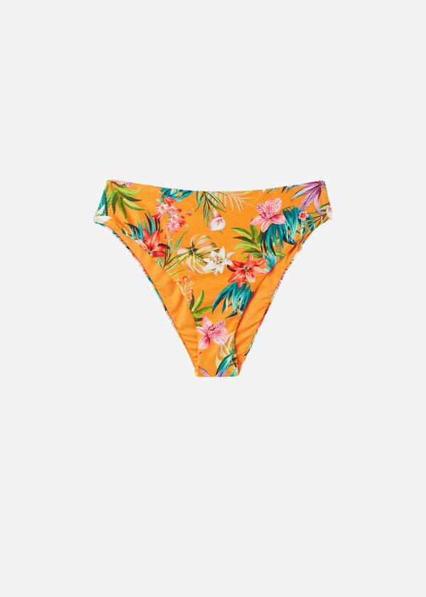 Bikini Bottoms Calzedonia High Waist Rio Eco Laranja | BR1438AP