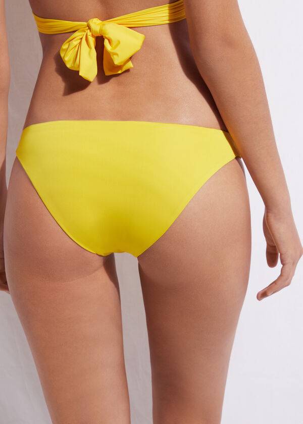 Bikini Bottoms Calzedonia Indonesia Eco Amarelas | BR1471KI