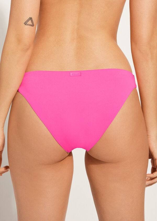 Bikini Bottoms Calzedonia Indonesia Eco Low rise Rosa | BR1475CE