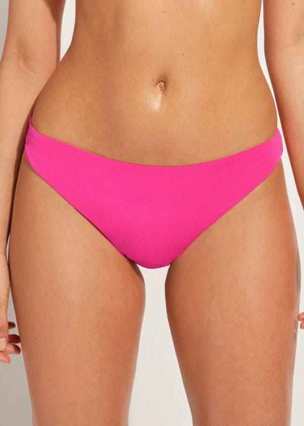 Bikini Bottoms Calzedonia Indonesia Eco Low rise Rosa | BR1475CE