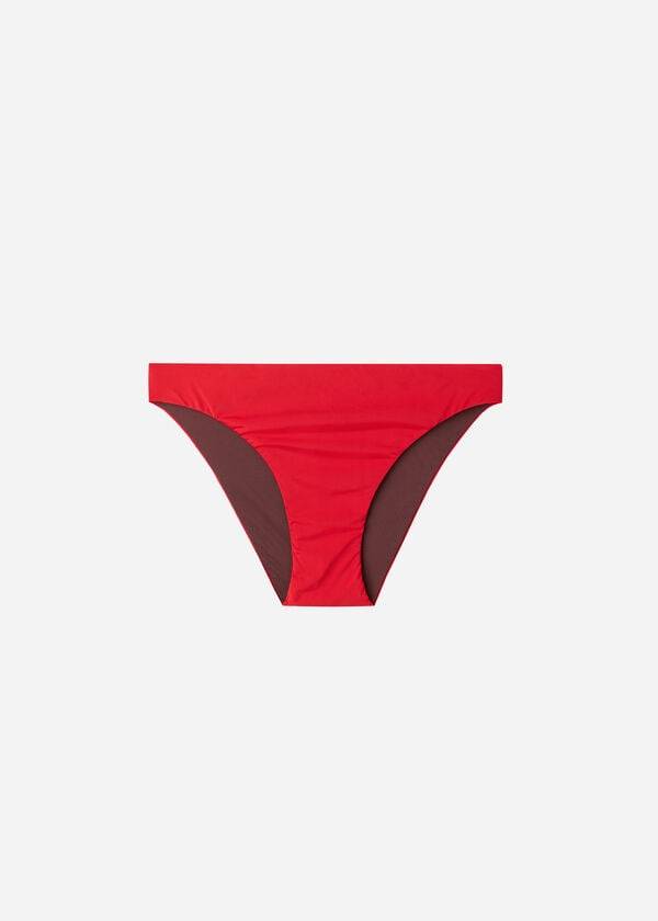 Bikini Bottoms Calzedonia Indonesia Eco Low rise Vermelhas | BR1477BC