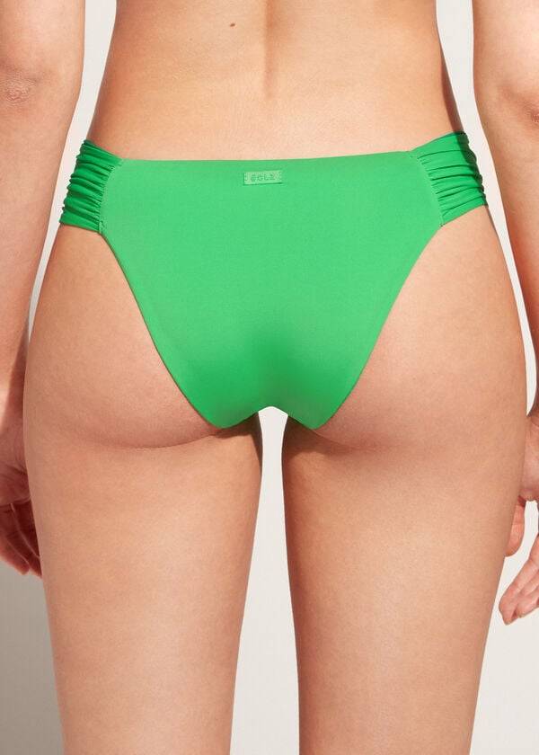 Bikini Bottoms Calzedonia Indonesia Eco rosa Verdes | BR1481WY