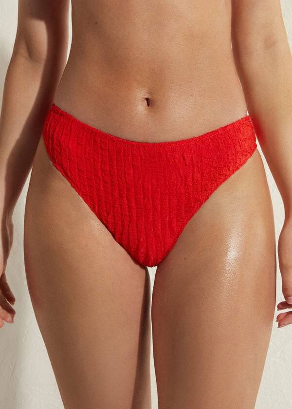 Bikini Bottoms Calzedonia Marrakech Vermelhas | BR1501CE