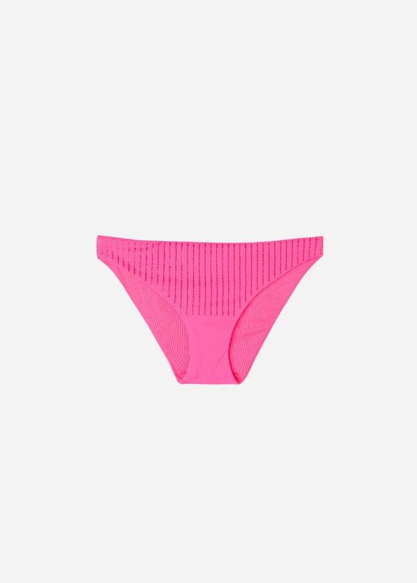 Bikini Bottoms Calzedonia Rhinestone Shanghai Rosa | BR1521HK