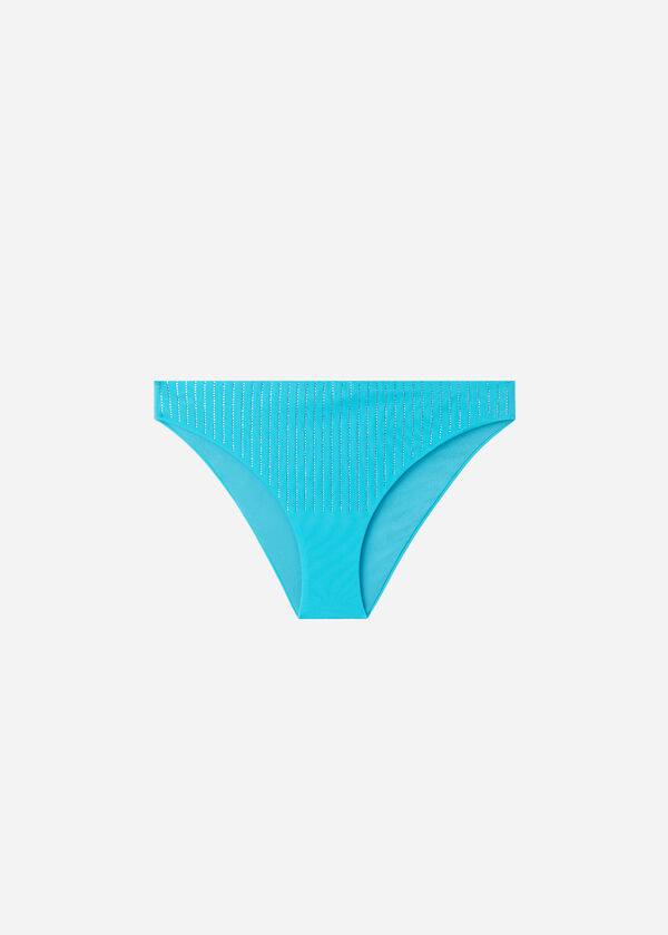 Bikini Bottoms Calzedonia Rhinestone Shanghai Turquesa Verdes | BR1522JJ