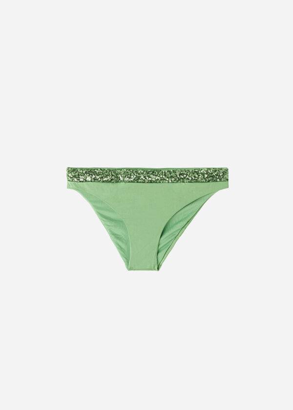 Bikini Bottoms Calzedonia Sequined Cannes rosa Verdes | BR1538UT