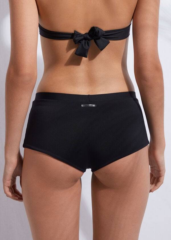 Bikini Bottoms Calzedonia Shorts Indonesia Pretas | BR1552XF