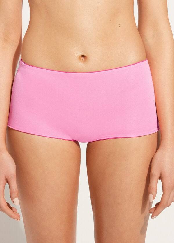 Bikini Bottoms Calzedonia Shorts Indonesia Eco Rosa | BR1554VD