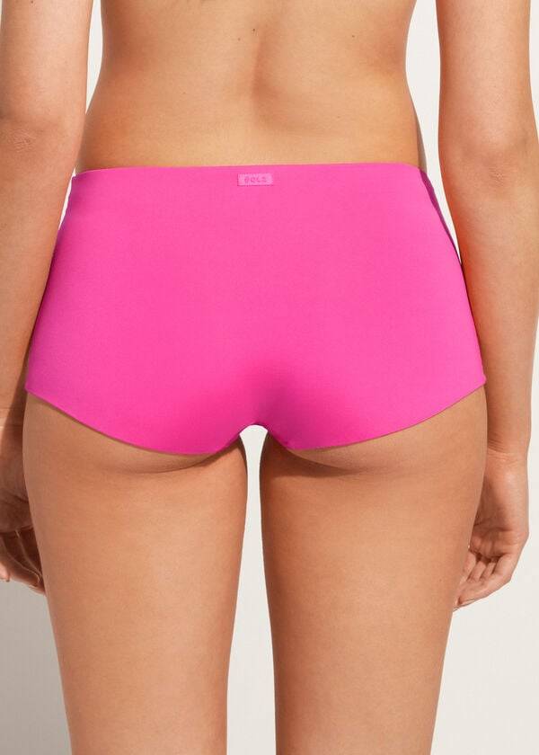 Bikini Bottoms Calzedonia Shorts Indonesia Eco Rosa | BR1554VD