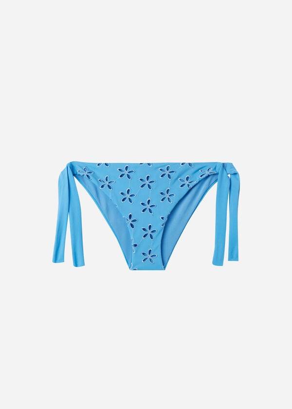 Bikini Bottoms Calzedonia Side Tie Corfù Azuis | BR1562TV