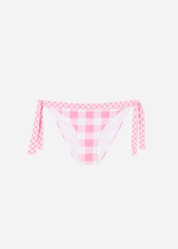 Bikini Bottoms Calzedonia Side Tie Lione Rosa | BR1563YU