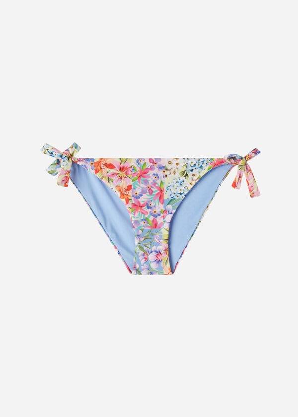 Bikini Bottoms Calzedonia Side Tie Minorca Eco Multicoloridas | BR1565IS