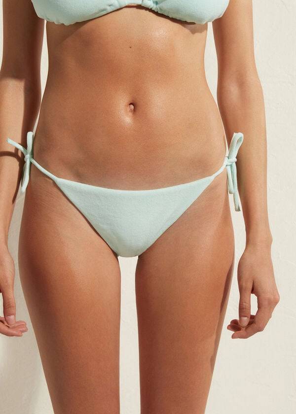 Bikini Bottoms Calzedonia String Beverly Hills Eco Azuis | BR1583MA