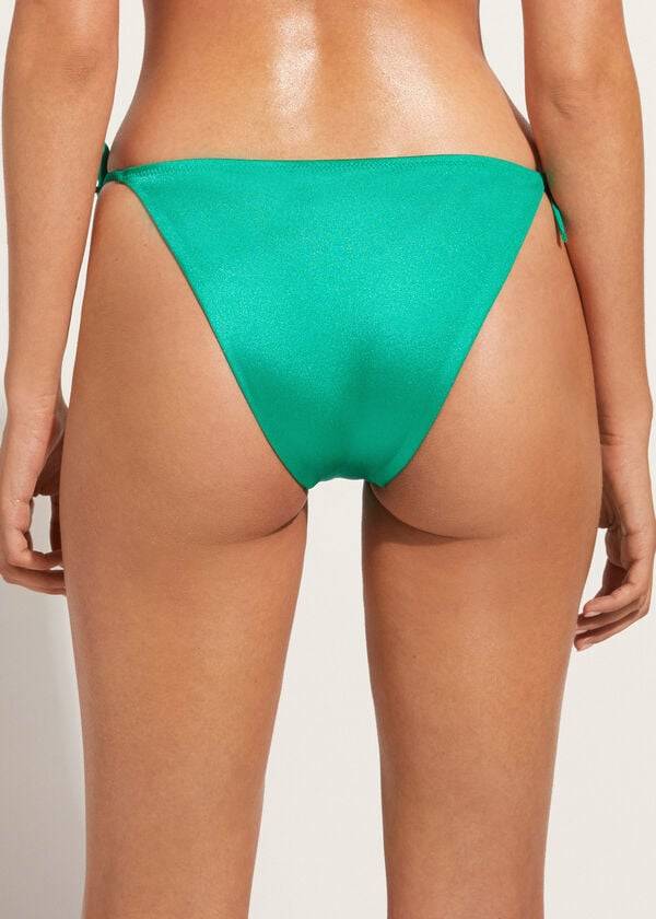 Bikini Bottoms Calzedonia String Cannes Verdes | BR1584QZ