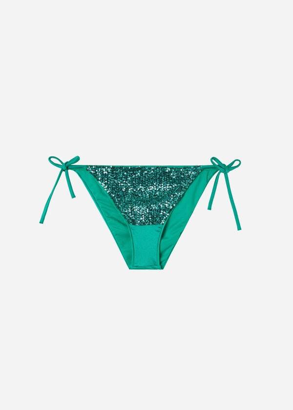 Bikini Bottoms Calzedonia String Cannes Verdes | BR1584QZ