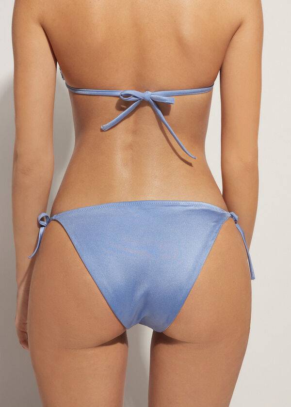 Bikini Bottoms Calzedonia String Cannes Azuis | BR1586EX