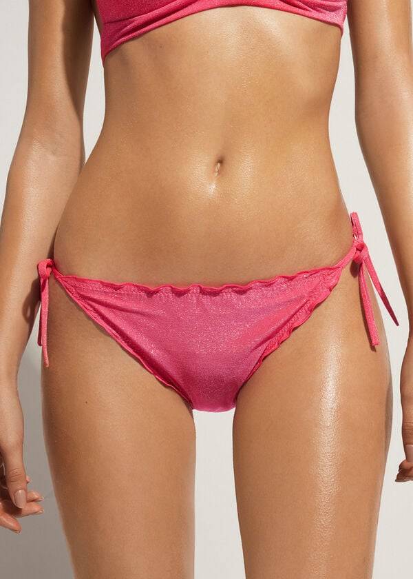 Bikini Bottoms Calzedonia String Formentera Rosa | BR1595SO