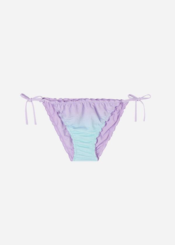 Bikini Bottoms Calzedonia String Madrid Roxo | BR1602LH