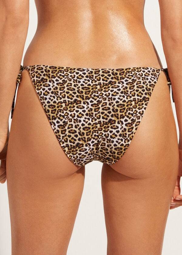 Bikini Bottoms Calzedonia String Malindi Marrom | BR1603ZG