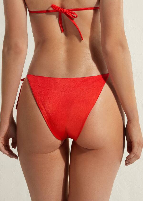 Bikini Bottoms Calzedonia String Marrakech Vermelhas | BR1604XF