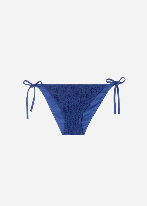 Bikini Bottoms Calzedonia String Marrakech Azul Marinho | BR1605CE