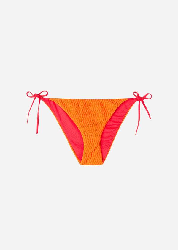 Bikini Bottoms Calzedonia String Mykonos Laranja | BR1609MA