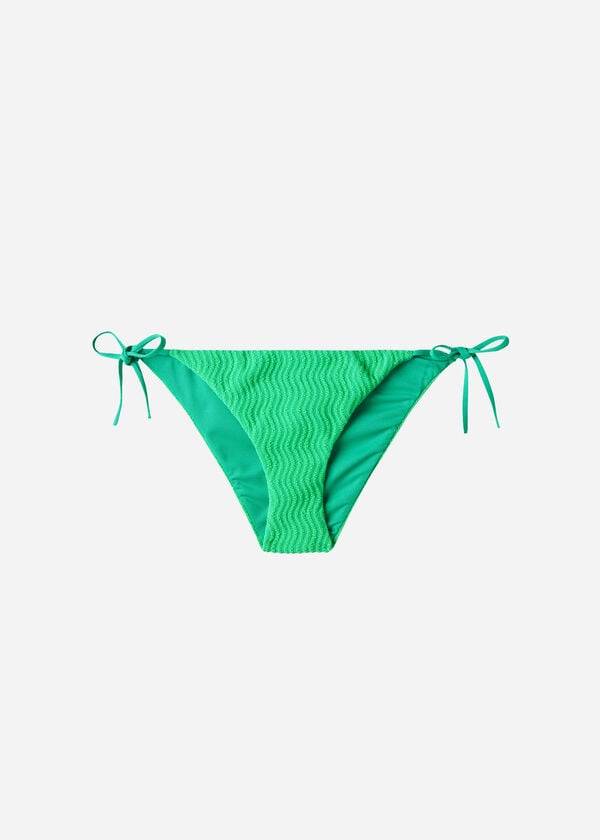 Bikini Bottoms Calzedonia String Mykonos Turquesa Verdes | BR1610QZ