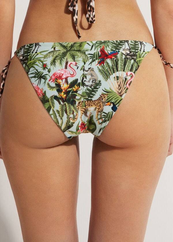 Bikini Bottoms Calzedonia String Nairobi Eco Verdes | BR1611WY