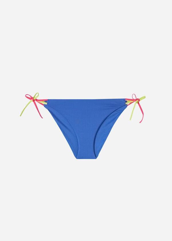 Bikini Bottoms Calzedonia String Tokyo Azuis | BR1625HK