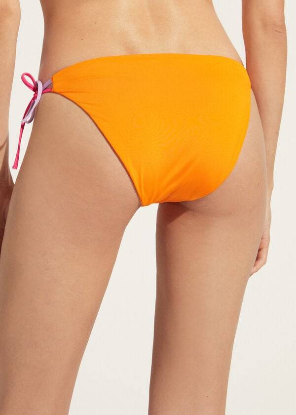 Bikini Bottoms Calzedonia String Tokyo Laranja | BR1624GL