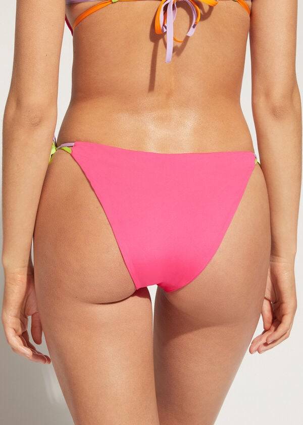 Bikini Bottoms Calzedonia String Tokyo Rosa | BR1622DN