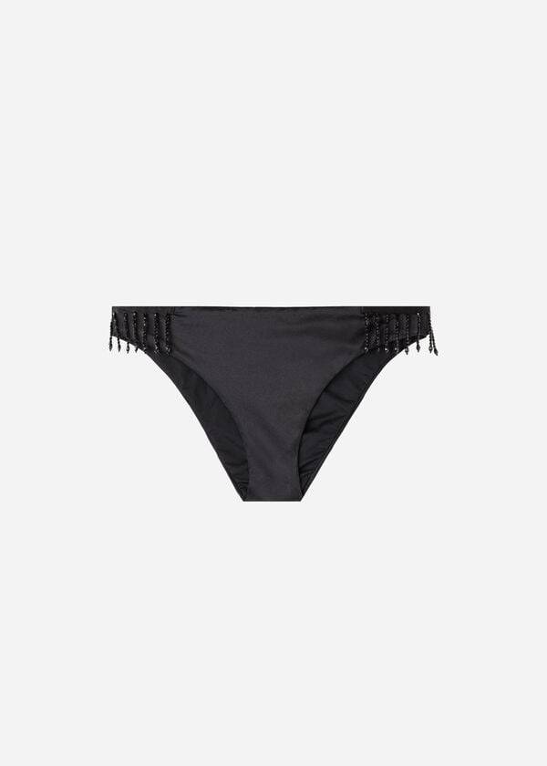 Bikini Bottoms Calzedonia Taipei Pretas | BR1627KI