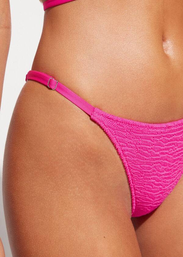 Bikini Bottoms Calzedonia Thin Sides Thong Miami Rosa | BR1630XF