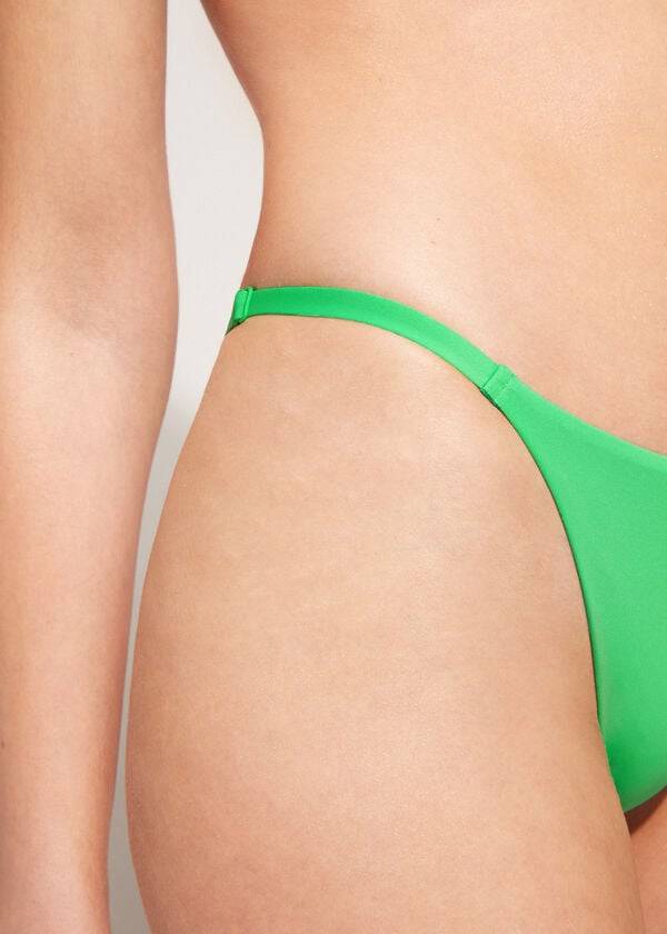 Bikini Bottoms Calzedonia Thong Indonesia Eco Verdes | BR1634NB