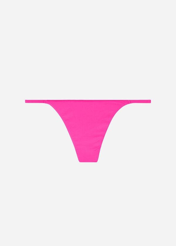 Bikini Bottoms Calzedonia Thong Indonesia Eco Rosa | BR1635MA