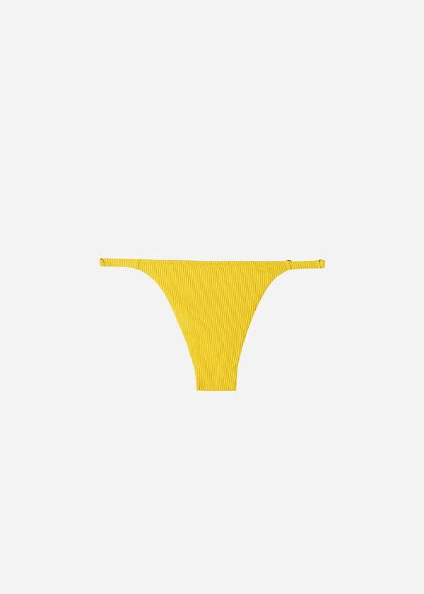 Bikini Bottoms Calzedonia Thong New York Amarelas | BR1639RW