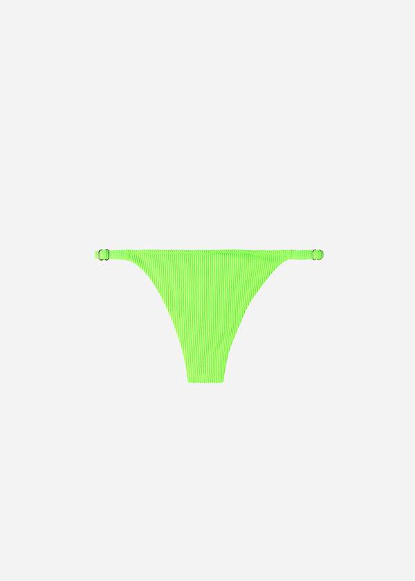 Bikini Bottoms Calzedonia Thong New York Verdes | BR1640TV