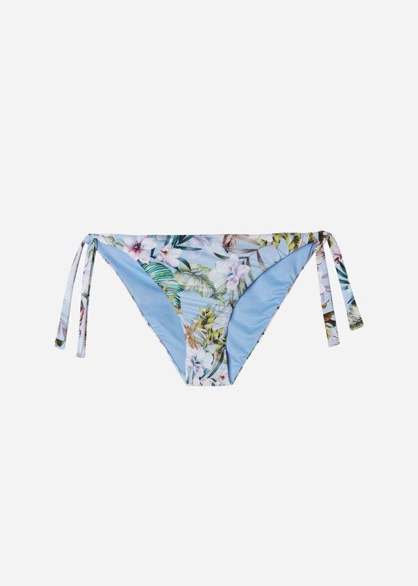 Bikini Bottoms Calzedonia Tied Atene Azuis | BR1642UT