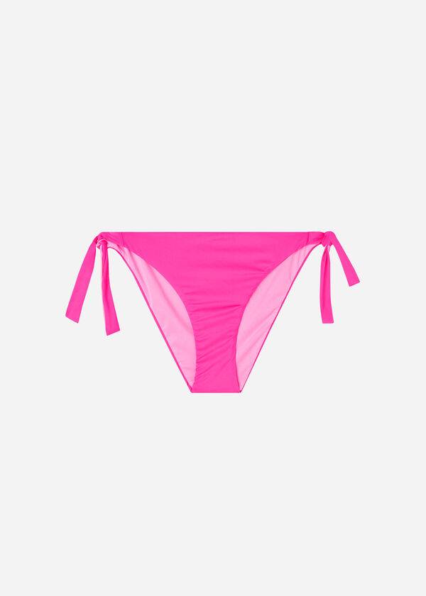 Bikini Bottoms Calzedonia Tied Indonesia Eco Rosa | BR1650GL