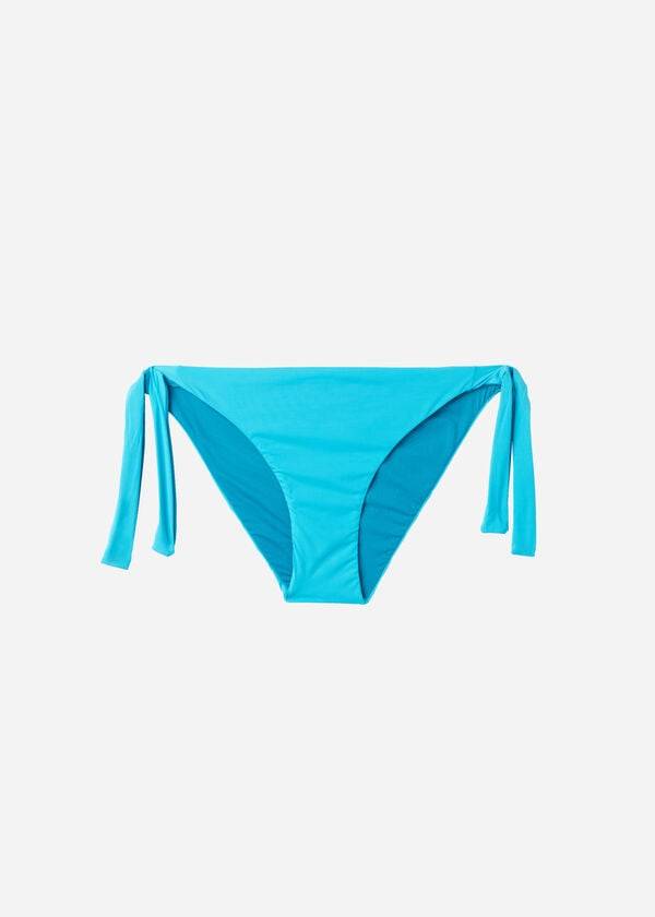 Bikini Bottoms Calzedonia Tied Indonesia Eco Turquesa | BR1651HK