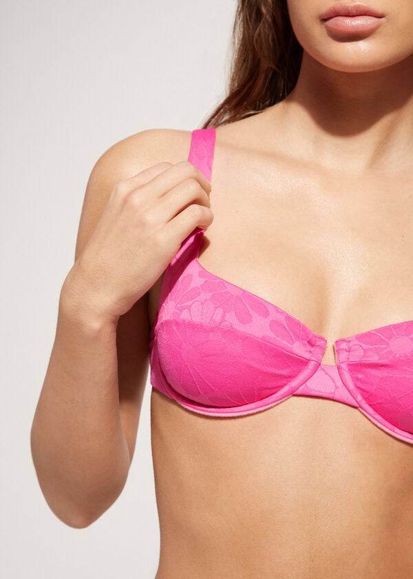 Bikini Tops Calzedonia Balconette Antibes Rosa | BR1662QZ