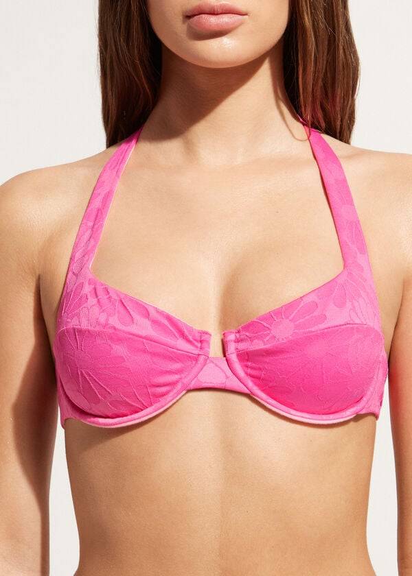 Bikini Tops Calzedonia Balconette Antibes Rosa | BR1662QZ